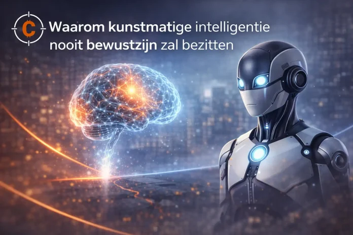 Waarom kunstmatige intelligentie nooit bewustzijn zal bezitten