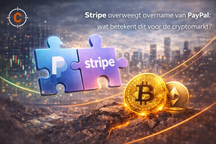 Stripe overweegt overname van PayPal: wat betekent dit voor de cryptomarkt?