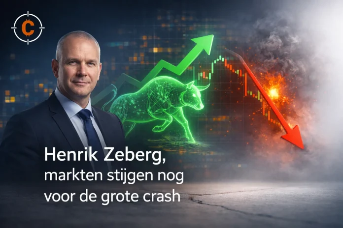 Henrik Zeberg, markten stijgen nog voor de grote crash