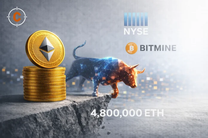 Bitmine koopt 4,8 miljoen Ethereum en uplist morgen naar de NYSE