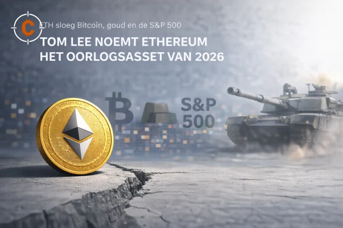 Tom Lee noemt Ethereum het oorlogsasset van 2026: ETH sloeg Bitcoin, goud en de S&P 500