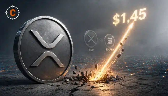XRP breekt door $1,45 na wXRP-lancering op Solana