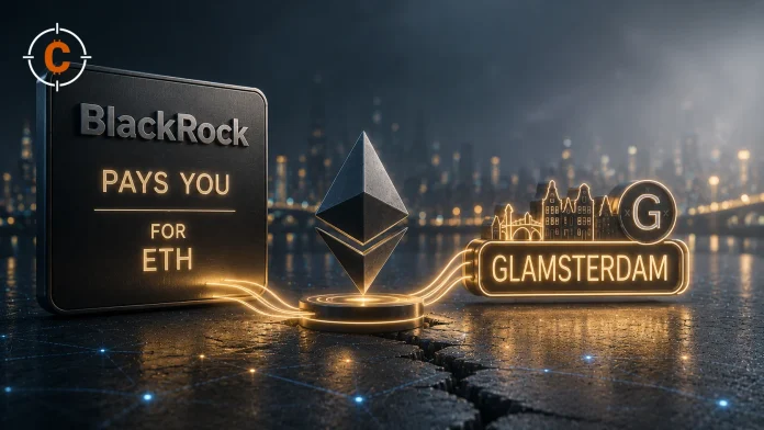 BlackRock betaalt je voor ETH. Glamsterdam maakt het af