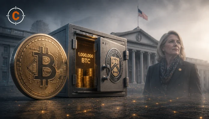 Lummis duwt door, 1 miljoen BTC voor US Treasury