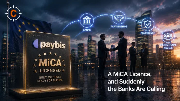 Paybis — A MiCA Licence, and Suddenly the Banks Are Calling