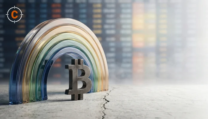 Wat zegt de bitcoin rainbow chart nu over de bodem?
