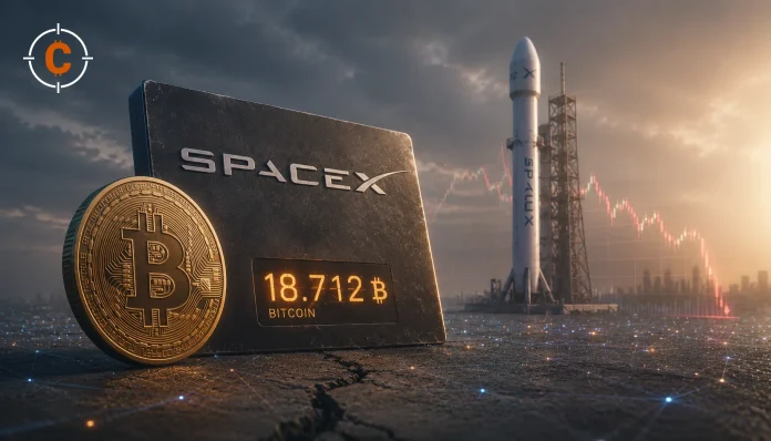 SpaceX bitcoin: 18.712 munten op een wankelend aandeel