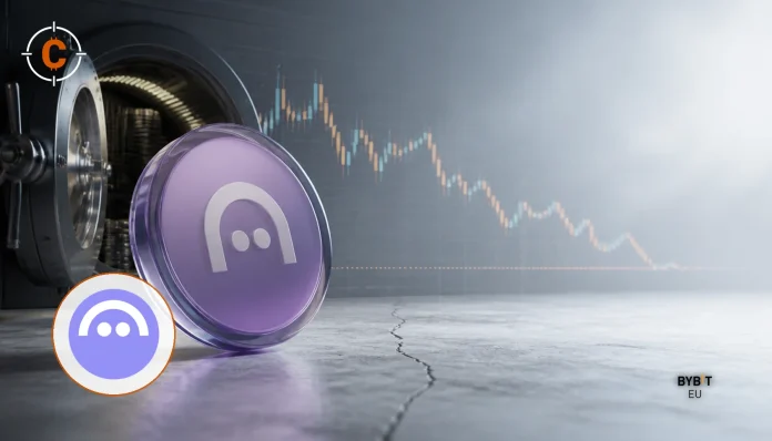 AAVE setup with clean Bybit EU logo and CryptoFocus watermark