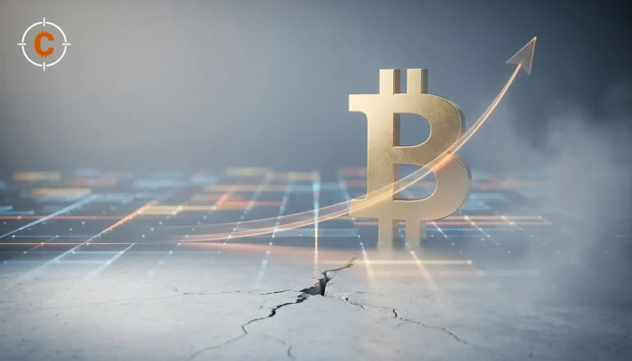 Bitcoin weekgrafiek met bullish divergentie richting een koersdoel van 80.000 dollar