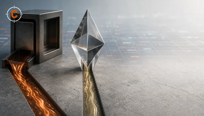 Bitcoin ETF uitstroom zet Ethereum ETF-reeks op scherp
