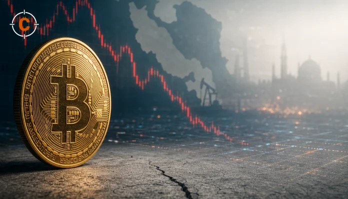 Bitcoin Iran risico drukt koers onder 64.000 dollar