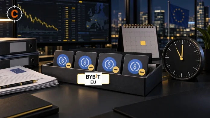 Bybit EU deadline voor vier USDC spotparen op 15 september 2026