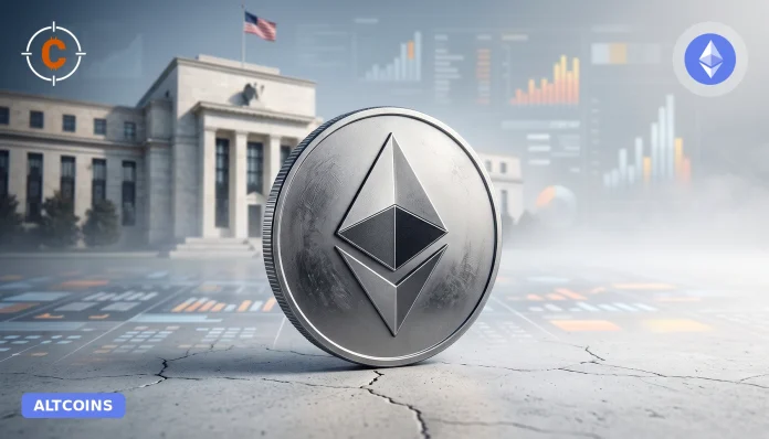 Ether-koers zakt terug voor rentebesluit