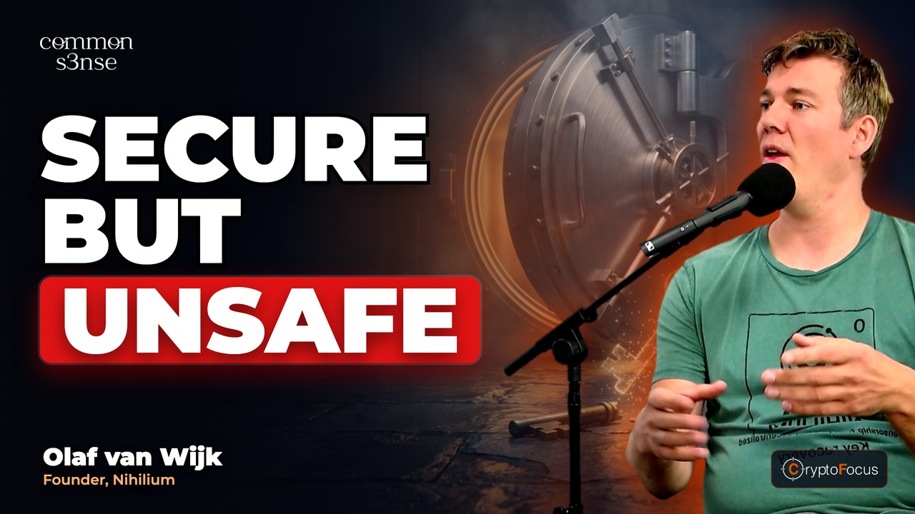 Olaf van Wijk: crypto is secure but it still feels unsafe