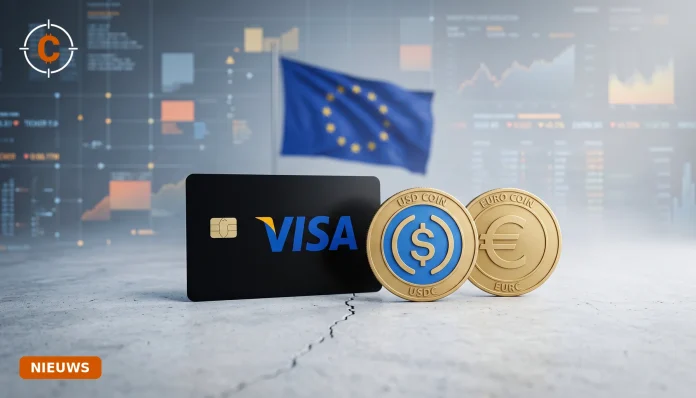 Wie profiteert het meest van de groei in Visa stablecoin lening?